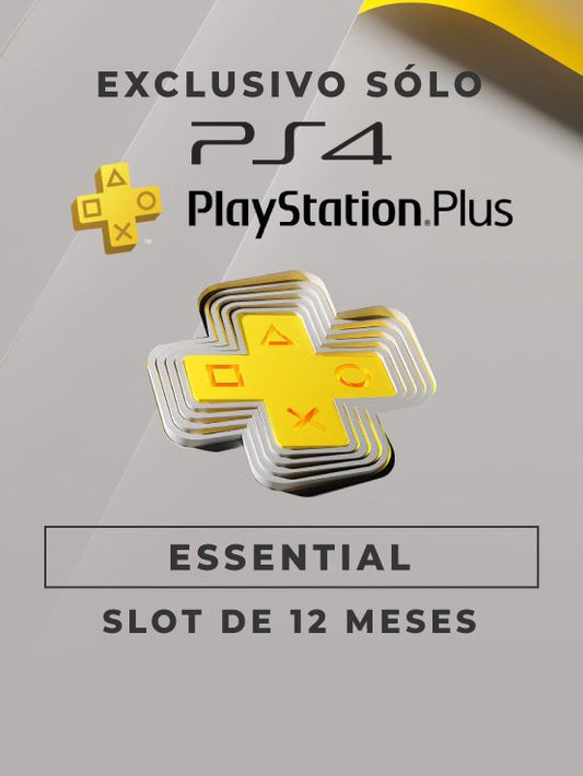 Playstation Plus Essential 12 Meses PS4
