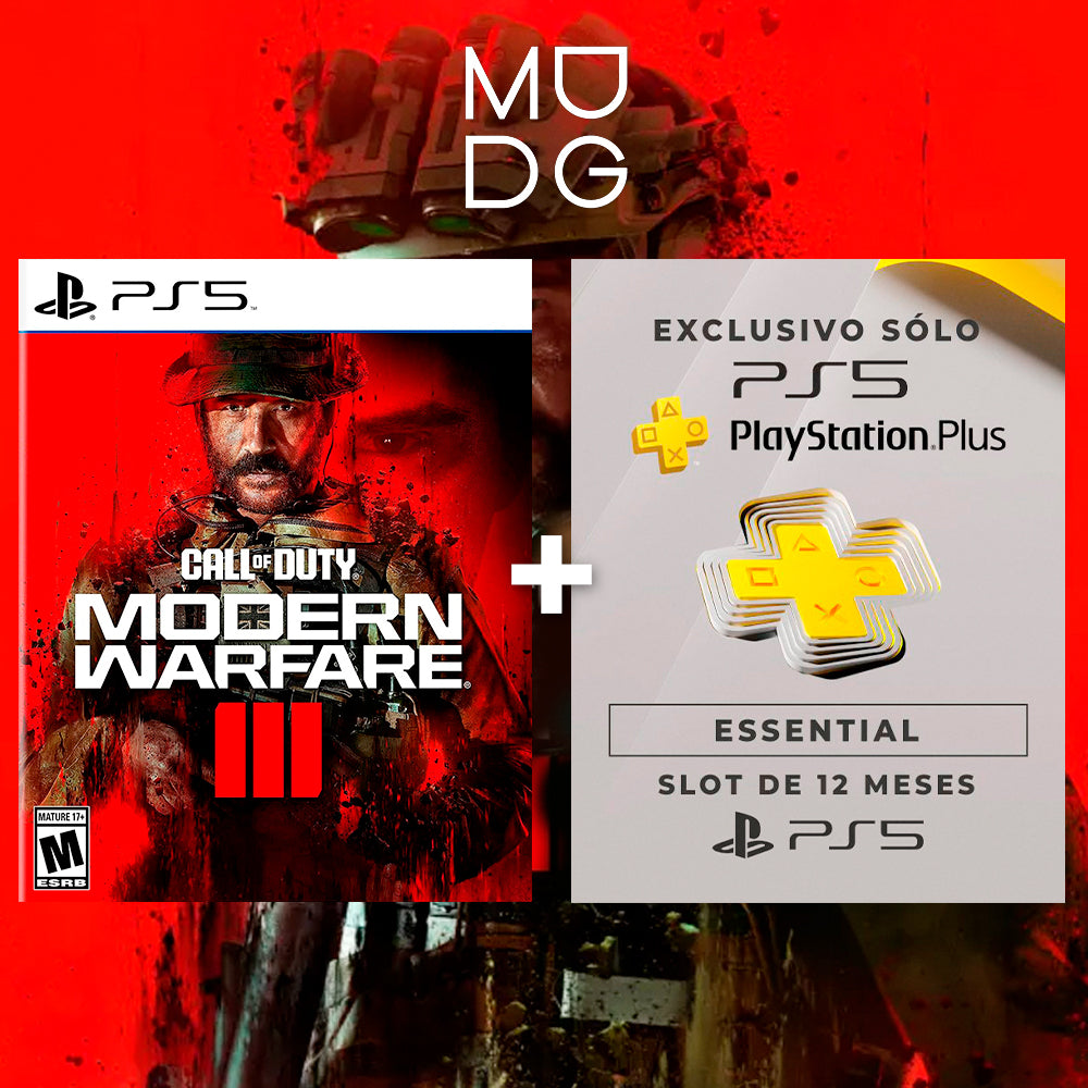 COD MWIII + Plus Essential 12 Meses PS5